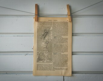 1907 Vintage Cape Town & Surroundings Map