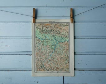 1971 Vintage Lower Vrbas Map