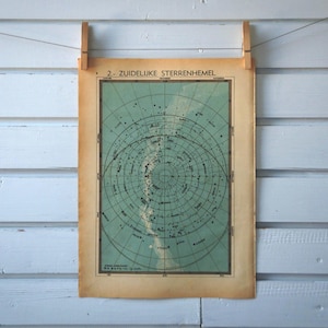 Mapa del cielo del sur de 1941