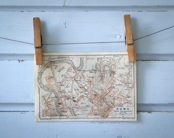 1931 Vintage North Rome Map