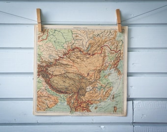 1903 Vintage Map of China
