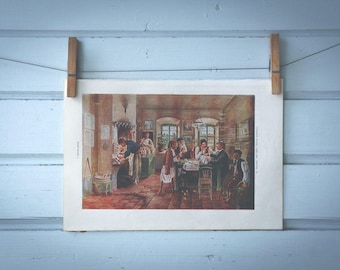 1937 Vintage Šumadija Illustration