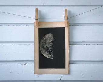 1888 Vintage Moon Illustration