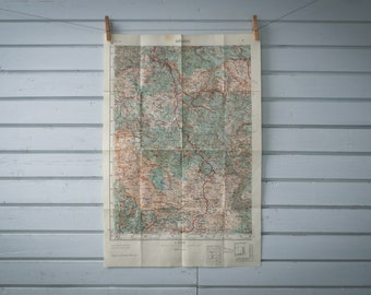 1959 Vintage East Bosnia Map
