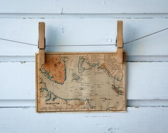 1905 Vintage Charleston Map