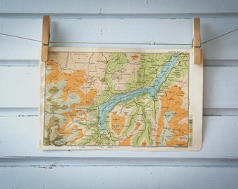 1909 Vintage Ullswater Map