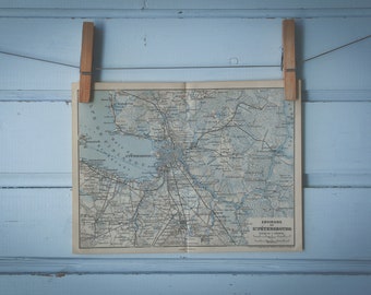 1902 Vintage Saint Petersburg & Surroundings Map