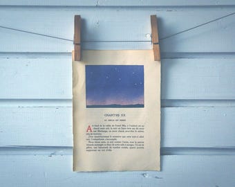 1930 Vintage Desert Night Illustration