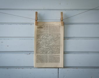 1897 Vintage Verdun & Surroundings Map