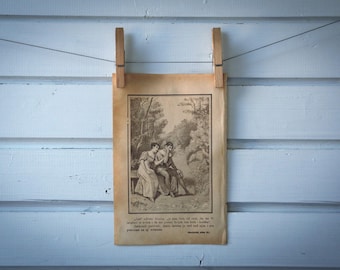 1900s Vintage Romance Illustration