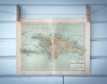 Rare find* 1928 Vintage Hispaniola Map