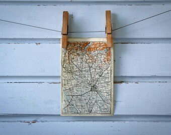 1931 Vintage Milan & Surroundings Map