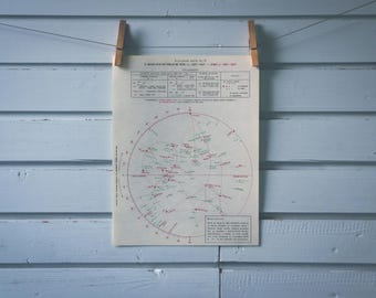 1977 Vintage Star Chart
