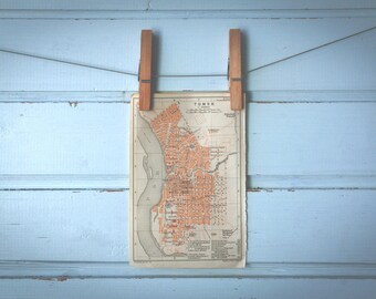1904 Vintage Tomsk Map