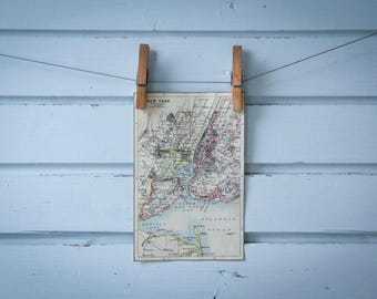 1901 Vintage NYC Map