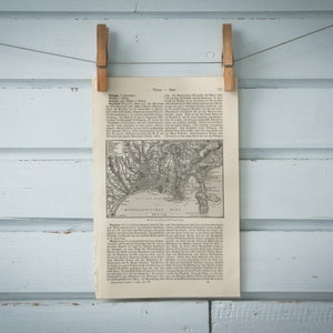 Carte de Nice vintage 1907