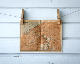 1905 Vintage Map of Cleveland