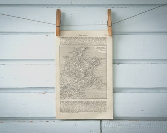 1907 Vintage Rügen Map