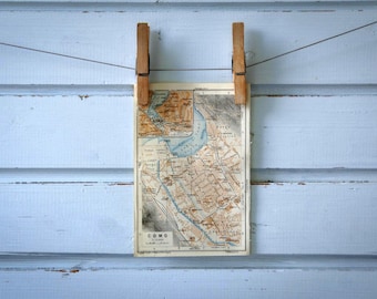 1931 Vintage Map of Como