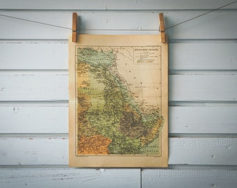 1937 Vintage Northeast Africa Map