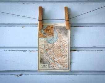 1931 Vintage Map of Como