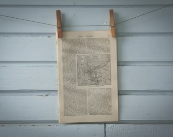 1907 Vintage Jakarta Map