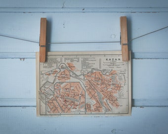1902 Vintage Kazan Map
