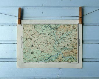 1971 Vintage South Banat District Map