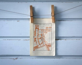 1931 Vintage Plan of the Apostolic Palace