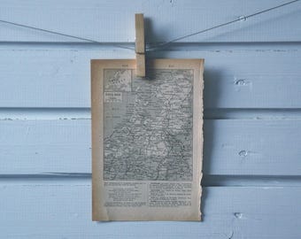1932 Vintage Map of the Netherlands