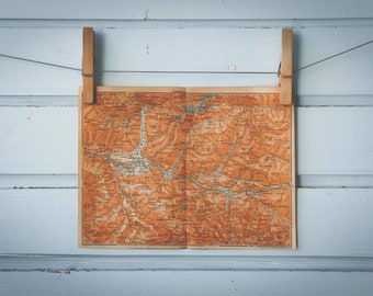 1903 Vintage Rieserferner Group Map