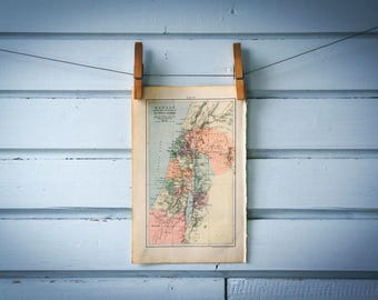 1901 Vintage Land of Canaan Map