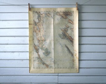 1934 Vintage Kvarnerić Map