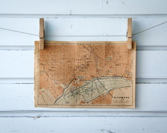 1905 Vintage Richmond Map