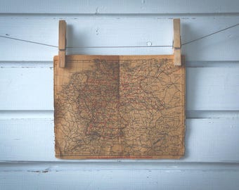 1910s Vintage Map of Germany