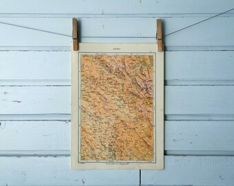 1971 Vintage Gacko & Surroundings Map