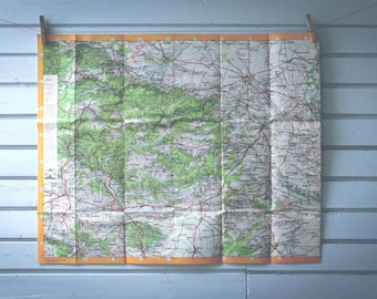 1970s Vintage East Harz Map