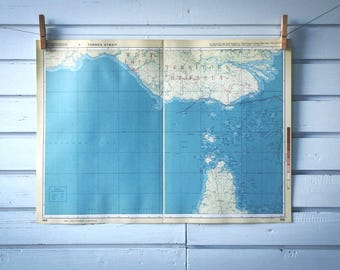 1968 Vintage Torres Strait Map