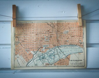 1905 Vintage Richmond Map