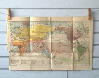 1894 Vintage World Zoogeography Map