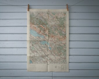 1959 Vintage North Dalmatia Map