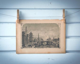 1900s Vintage Beijing Illustration