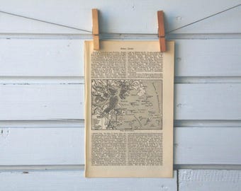 1894 Vintage Boston Map