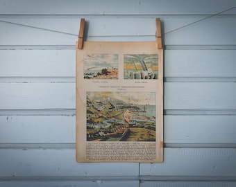 1912 Vintage Introduction to Cartography Illustration