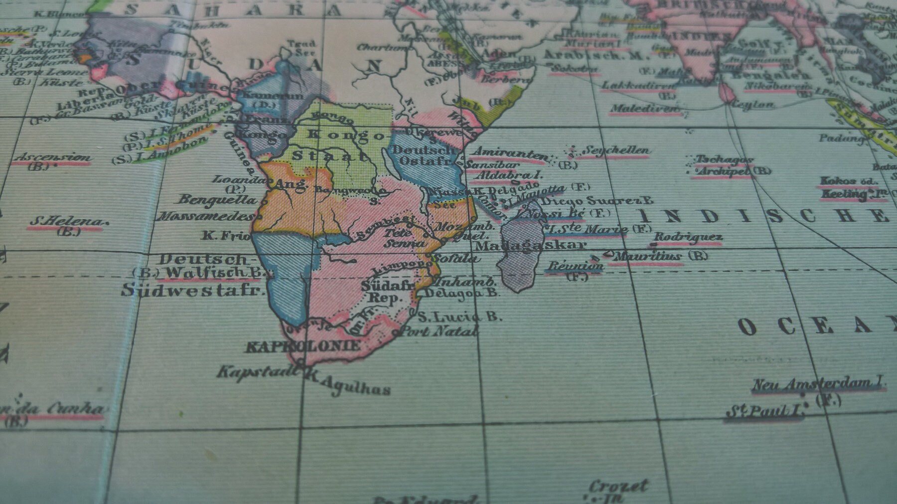 Colonial Map Of The World 1900 United States Map