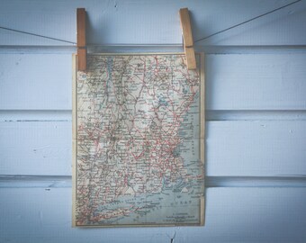 1905 Vintage North Mid-Atlantic Map
