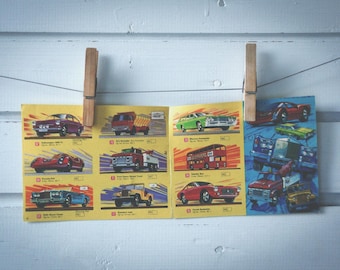 1970 Vintage Matchbox Cars Illustration