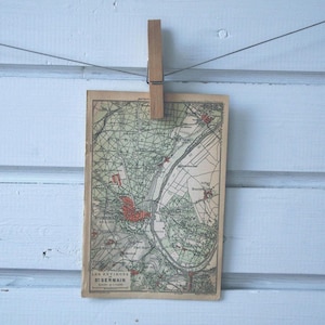 1900 Vintage Saint-Germain-en-Laye Map
