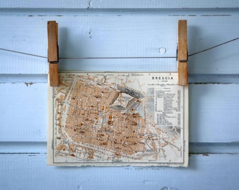 1931 Vintage Brescia Map
