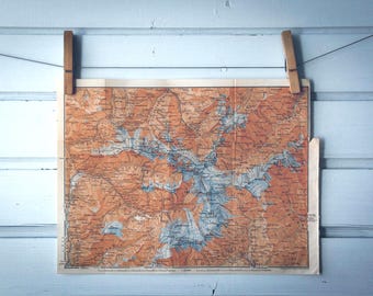 1911 Vintage Monte Cevedale Map